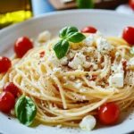 Spaghetti with feta recipe