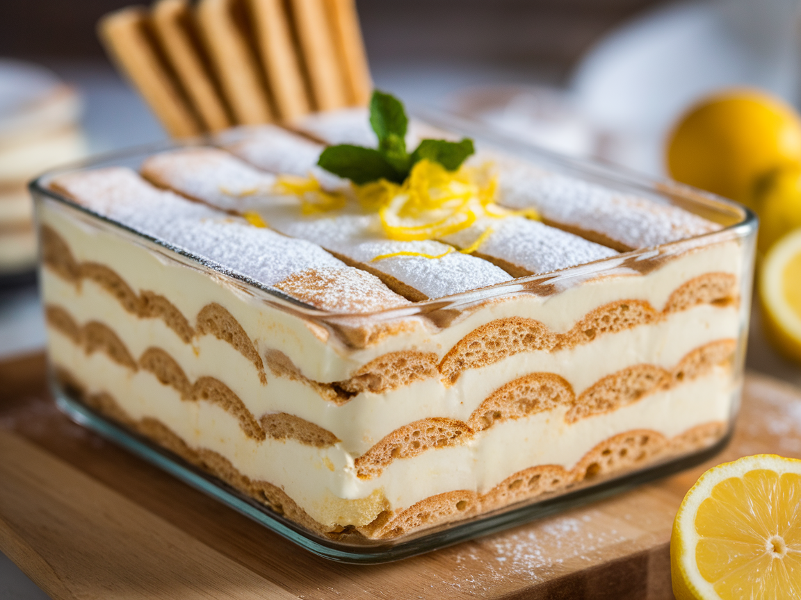 Lemon Tiramisu Recipe